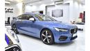 Volvo S90 EXCELLENT DEAL for our Volvo S90 T6 R- Design AWD ( 2018 Model ) in Blue Color GCC Specs