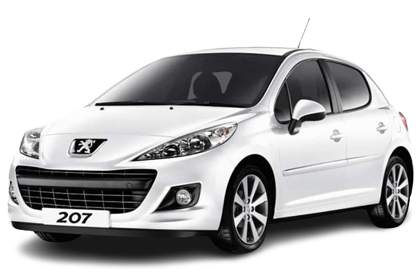 Peugeot 207 cover - Front Left Angled