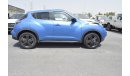 Nissan Juke 1.6 L ENGINE BLUE WITH SUN ROOF AUTOMATIC TRANSMISSION 2019 MODEL 4 DOORS SUV ONLY FOR EXPORT