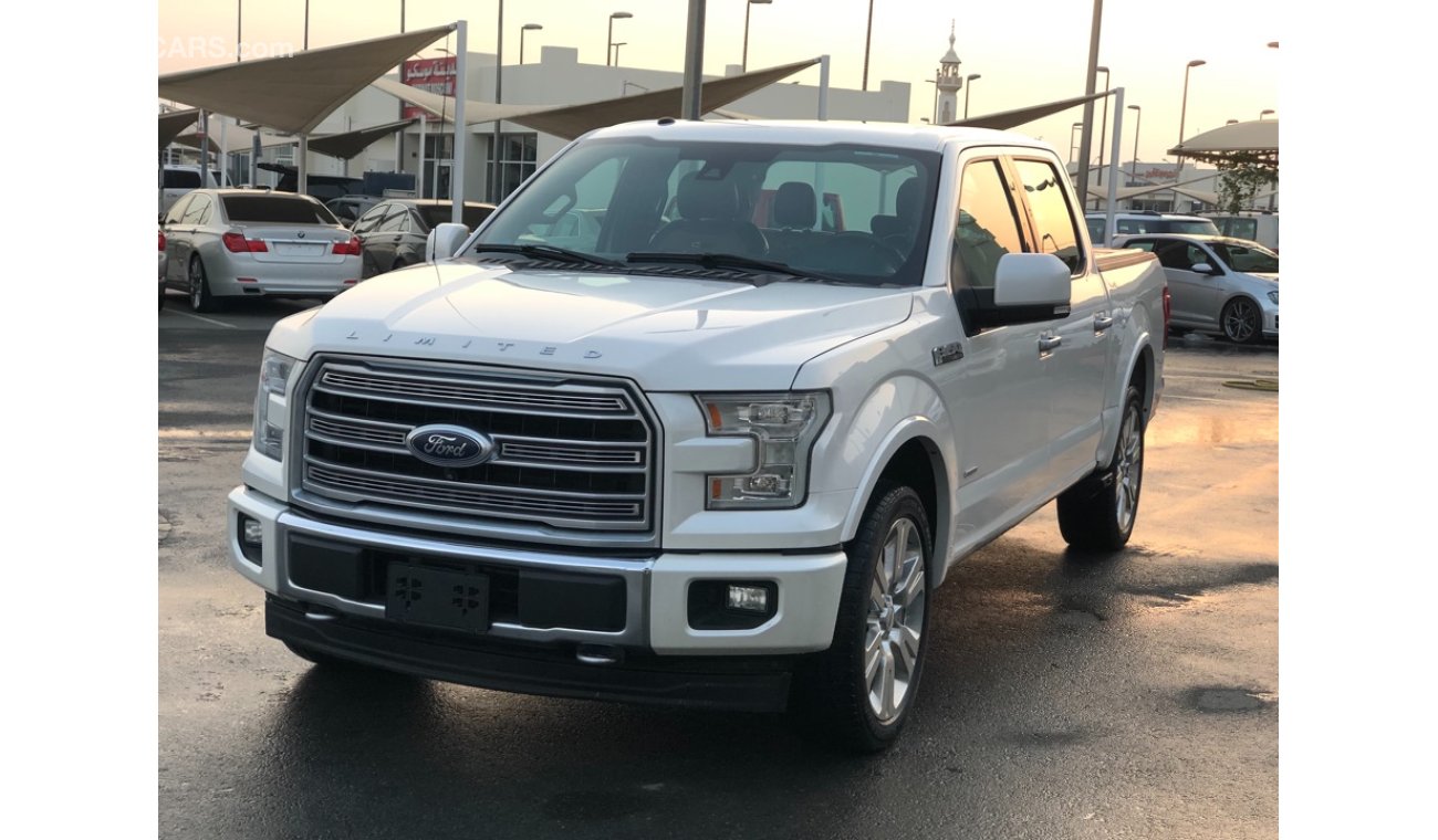 فورد F 150 موديل 2017 ليمتد حاله ممتازه من الداخل والخارج صبغ وكاله كراسي جلد ومثبت سرعه وتحكم كهربي كامل ونظام