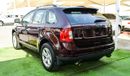 Ford Edge Gulf without accidents No. 2, burgundy, inside beige, without accidents, cruise control, rear wing c