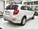 Chevrolet Captiva EXCELLENT DEAL for our Chevrolet Captiva LT ( 2017 Model ) in White Color GCC Specs