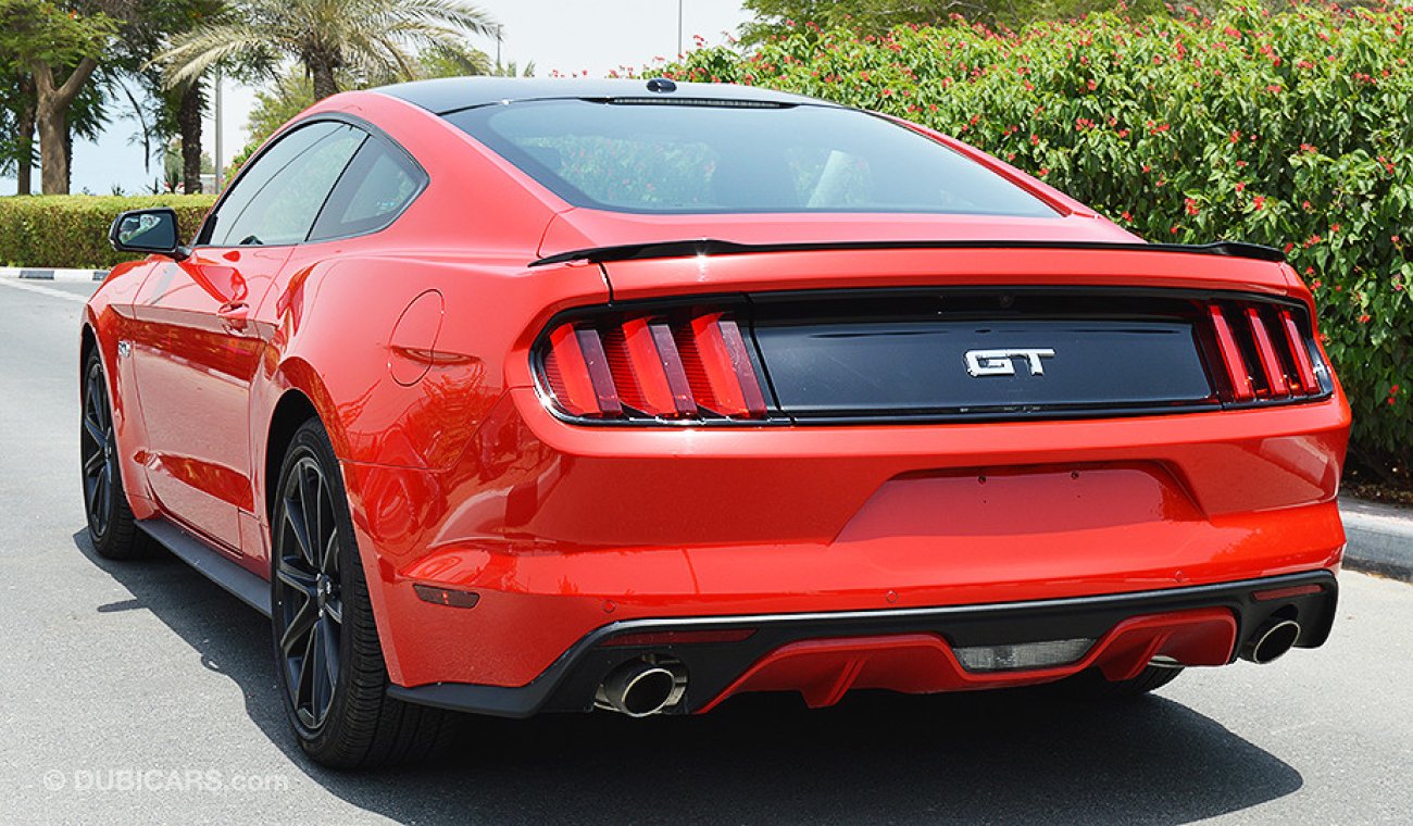 Ford Mustang GT Premium+, 5.0L V8 GCC, 0km with 3 Years or 100K km Warranty and 60K km Service at AL TAYER