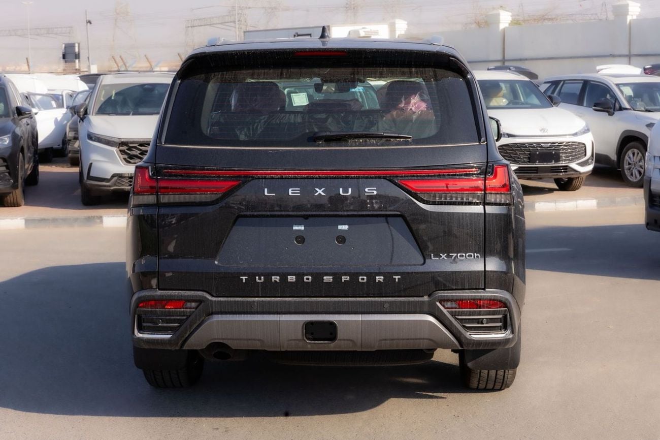 Lexus LX 700h 2026 LEXUS LX700h 3.5L TURBOSPORT HYBRID BLACK / MAROON