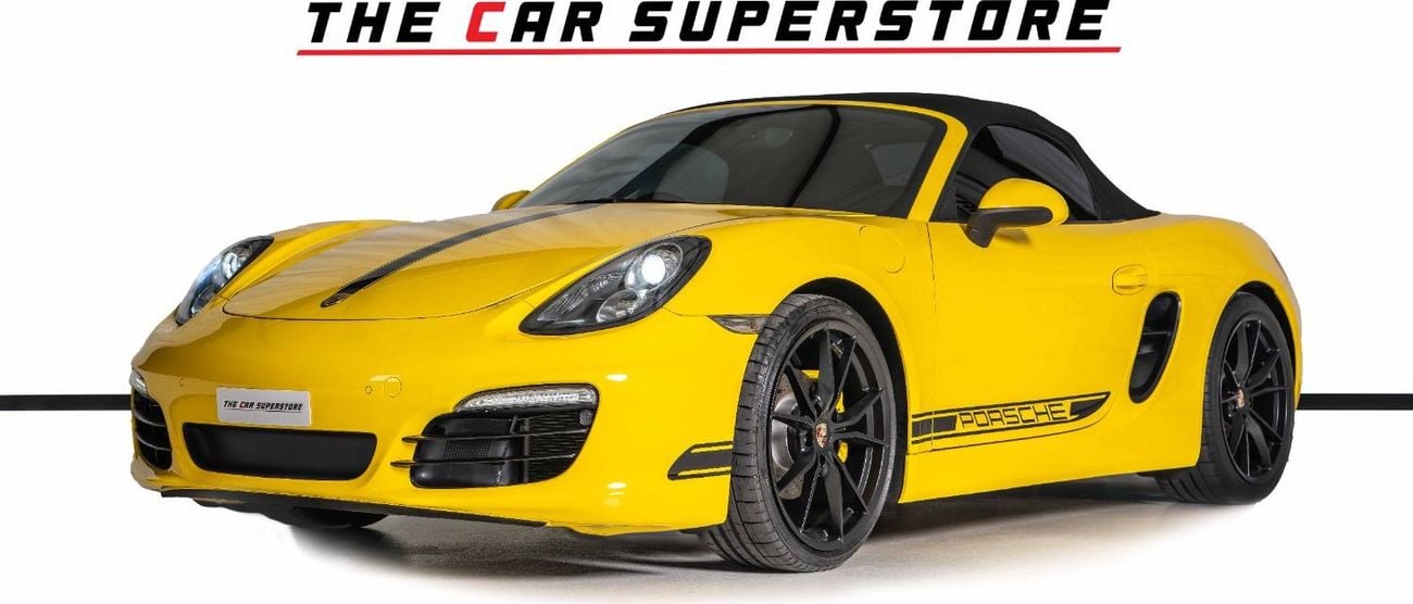 بورش بوكستر 718 Sport Chrono Package-Black Styling Package-Yellow Brake Callipers