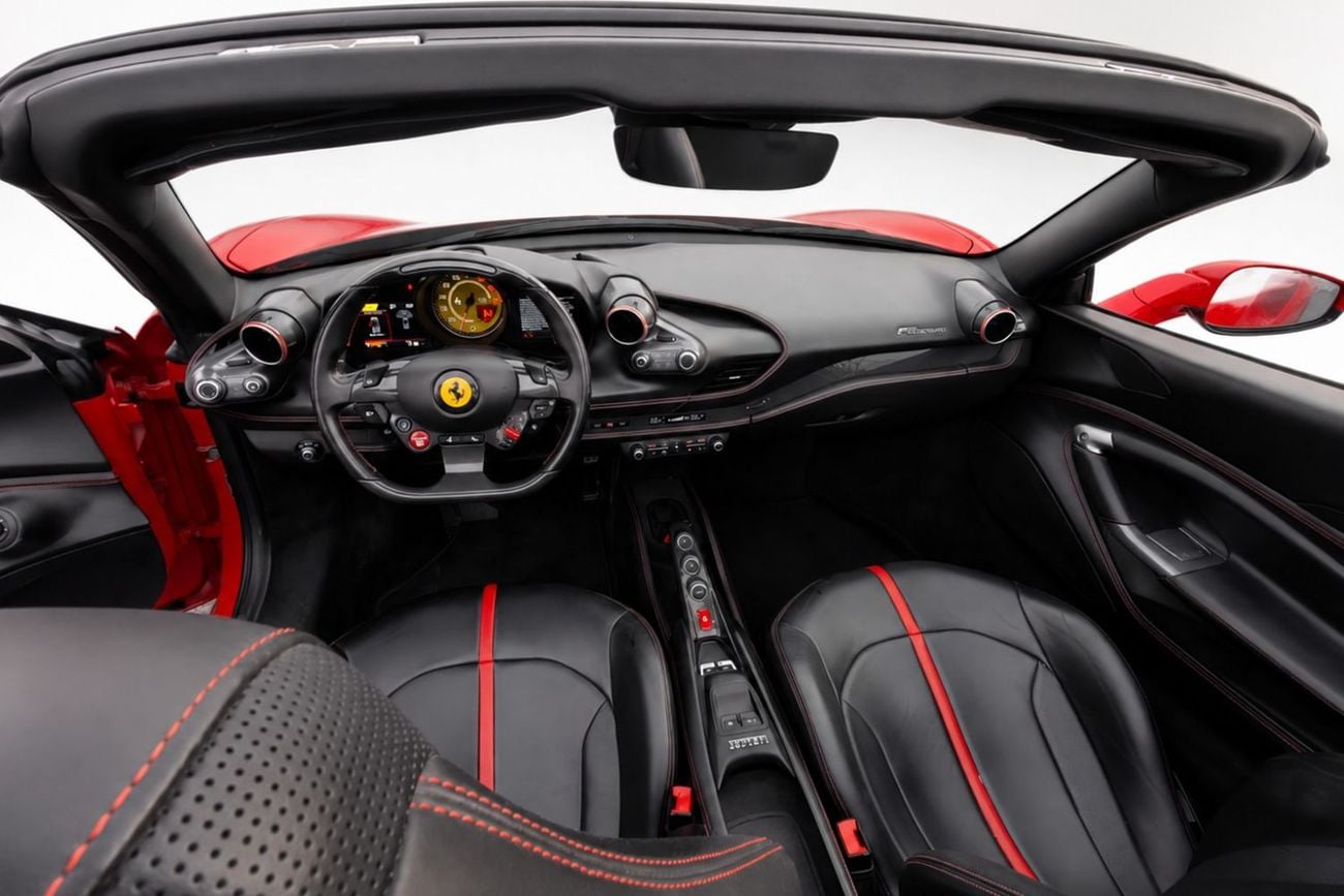 Ferrari F8 Spider STD l Rosso Corsa l European Specs l AED 13,904 / Monthly