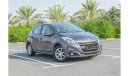 بيجو 208 AED 321/month | 2019 | PEUGEOT | 208 | ACTIVE 1.6L | GCC SPECS | P00924