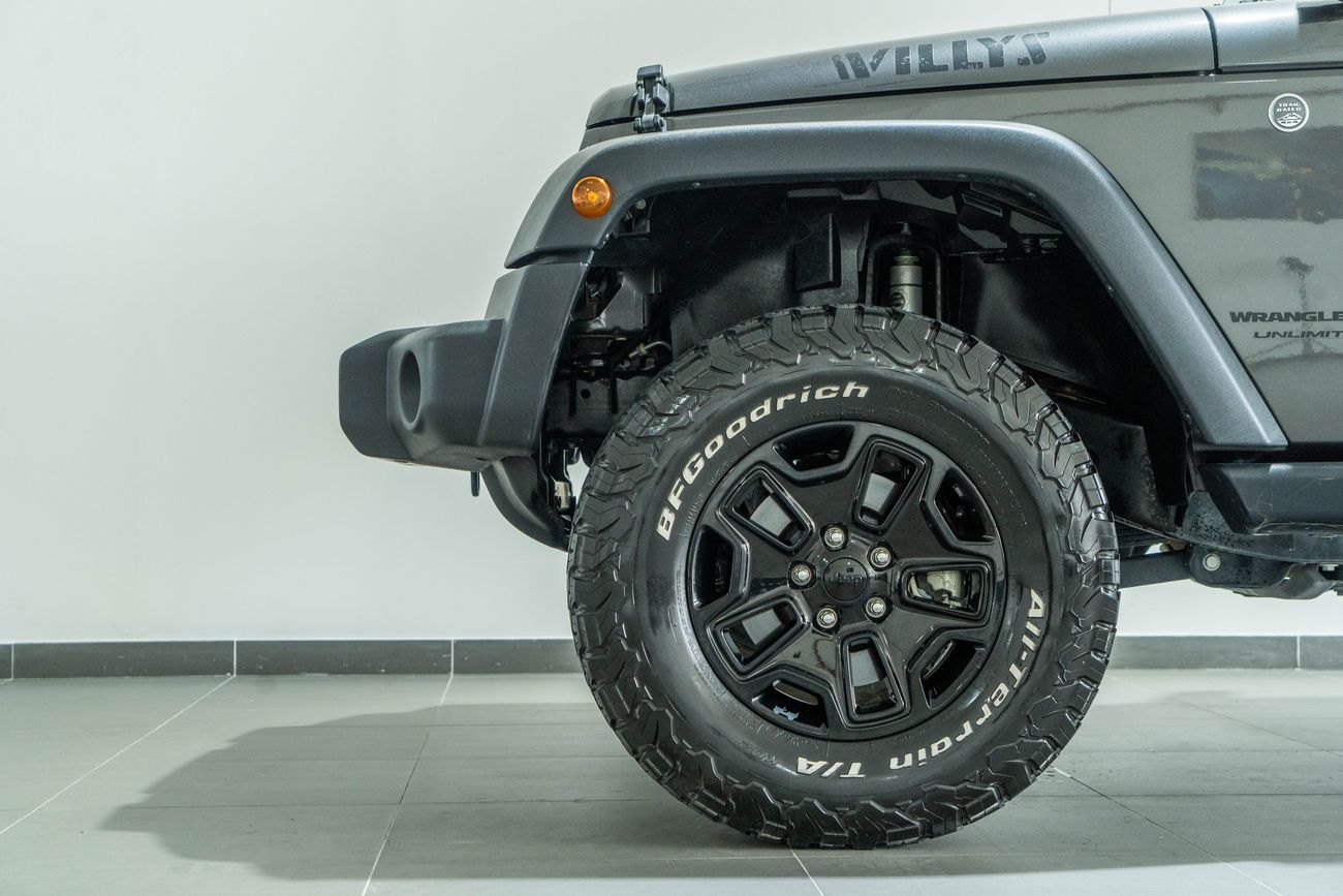 Jeep Willys 2018 Jeep Wrangler Unlimited Willy’s / 5 Year Jeep Warranty & Full Jeep Service History