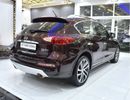 إنفينيتي QX50 EXCELLENT DEAL for our Infiniti QX50 ( 2017 Model ) in Burgundy Color GCC Specs