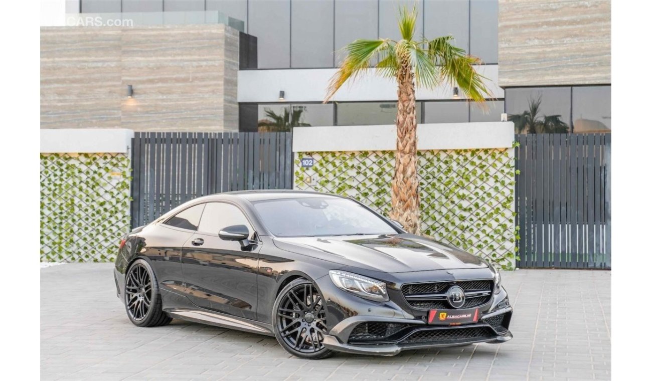 مرسيدس بنز S 63 AMG Brabus B850 V8 6.0 Biturbo | 9,772 P.M | 0% Downpayment | Full Option