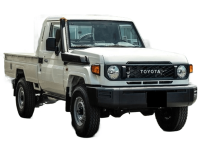 Toyota Land Cruiser Pick Up ECTMKC002 – 2025 Toyota LC79 Single Cab Pick Up - 2.8L Diesel Manual - White  with Beige Interior