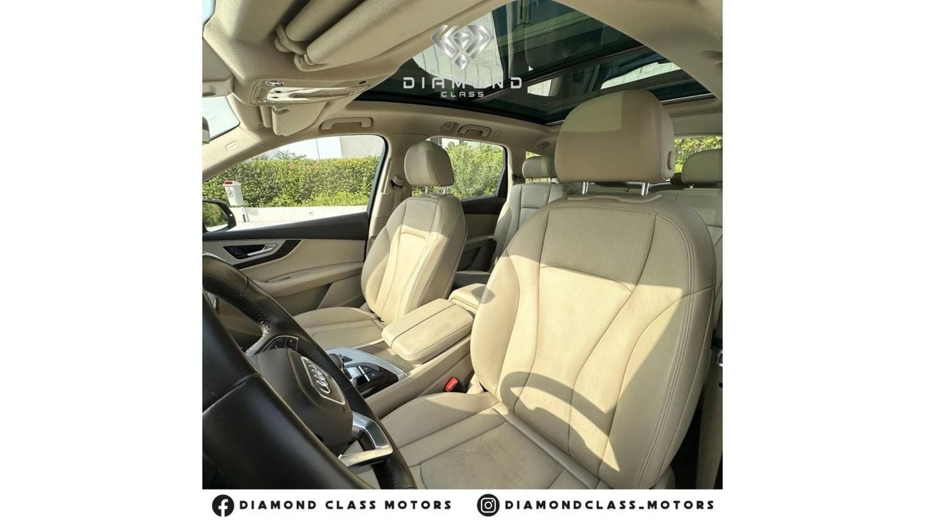 Audi Q7 45 TFSI quattro Audi Q7 TFSI 45 quattro  Panoramic  7-Seater  2018 GCC  1