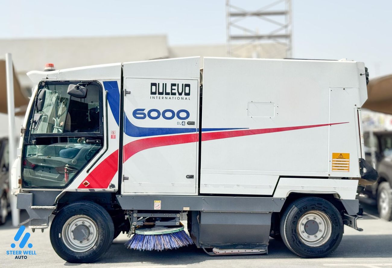 Dulevo Sweeper 600 EU4 Mechanical Sweeper – 6000L Hopper, Dual Side Brushes, Water Sprinkling System – Made in Italy