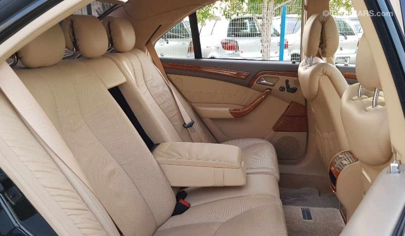 مرسيدس بنز S 55 S55 AMG  وارد اليابان بحالة فائقة الجوده ومشيك بالكامل وجاهز