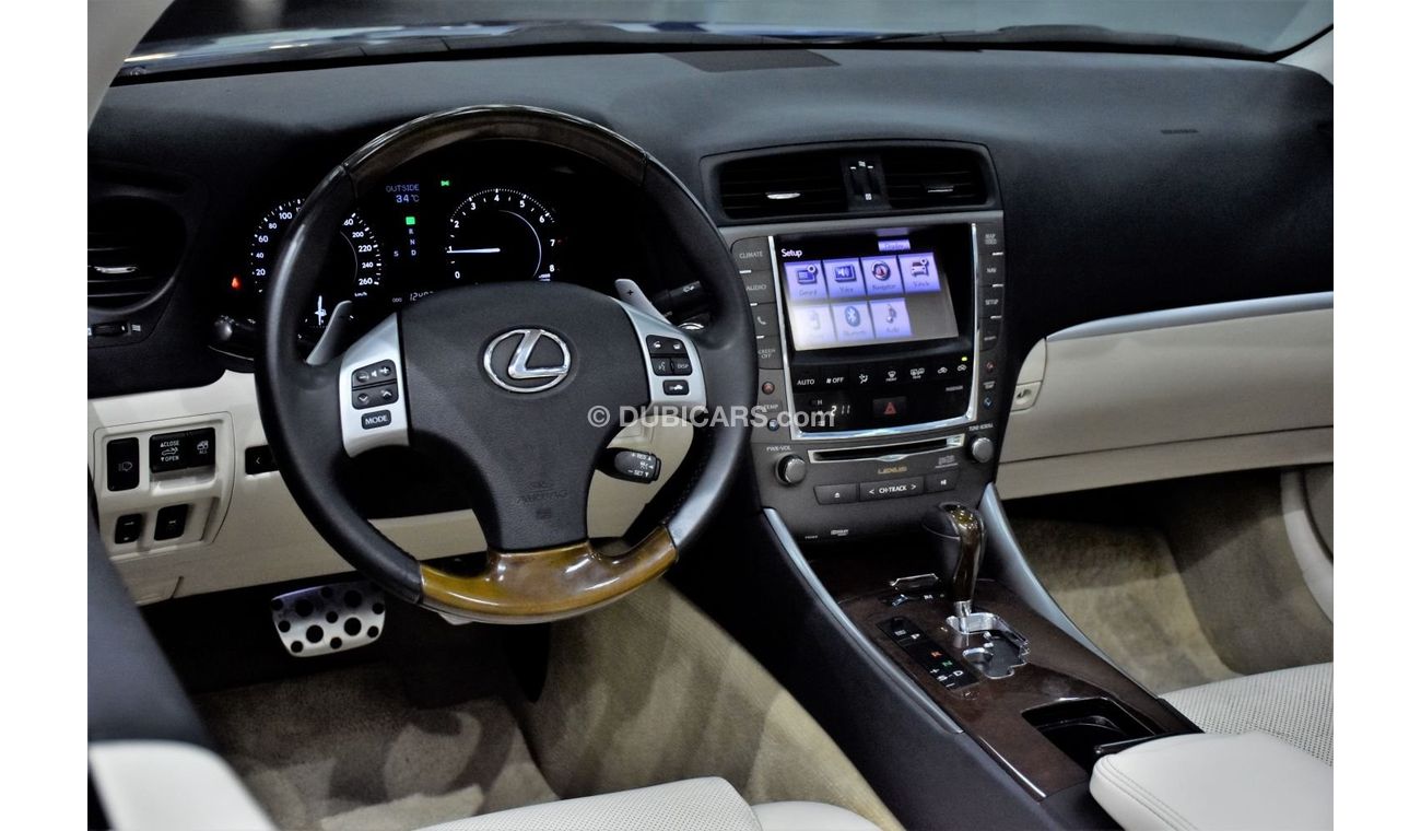 Lexus IS300 EXCELLENT DEAL for our Lexus IS 300C ( 2013 Model ) in Blue Color GCC Specs
