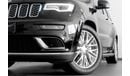 جيب جراند شيروكي 2018 Jeep Grand Cherokee Summit 5.7L V8 / Full Jeep Service History