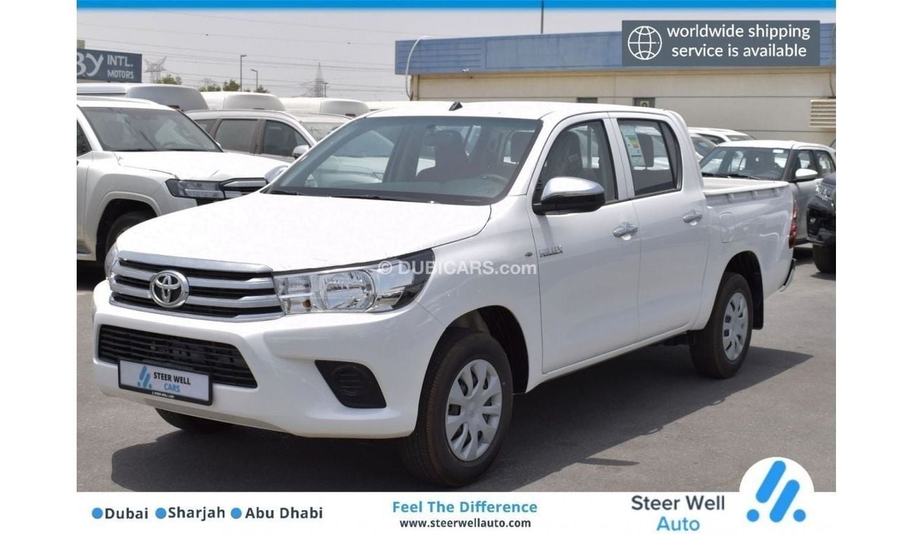 Toyota Hilux 2021 | 2.7L DLX 4X2 BASIC DC MT WITH FABRIC SEATS AND PETROL PICKUP