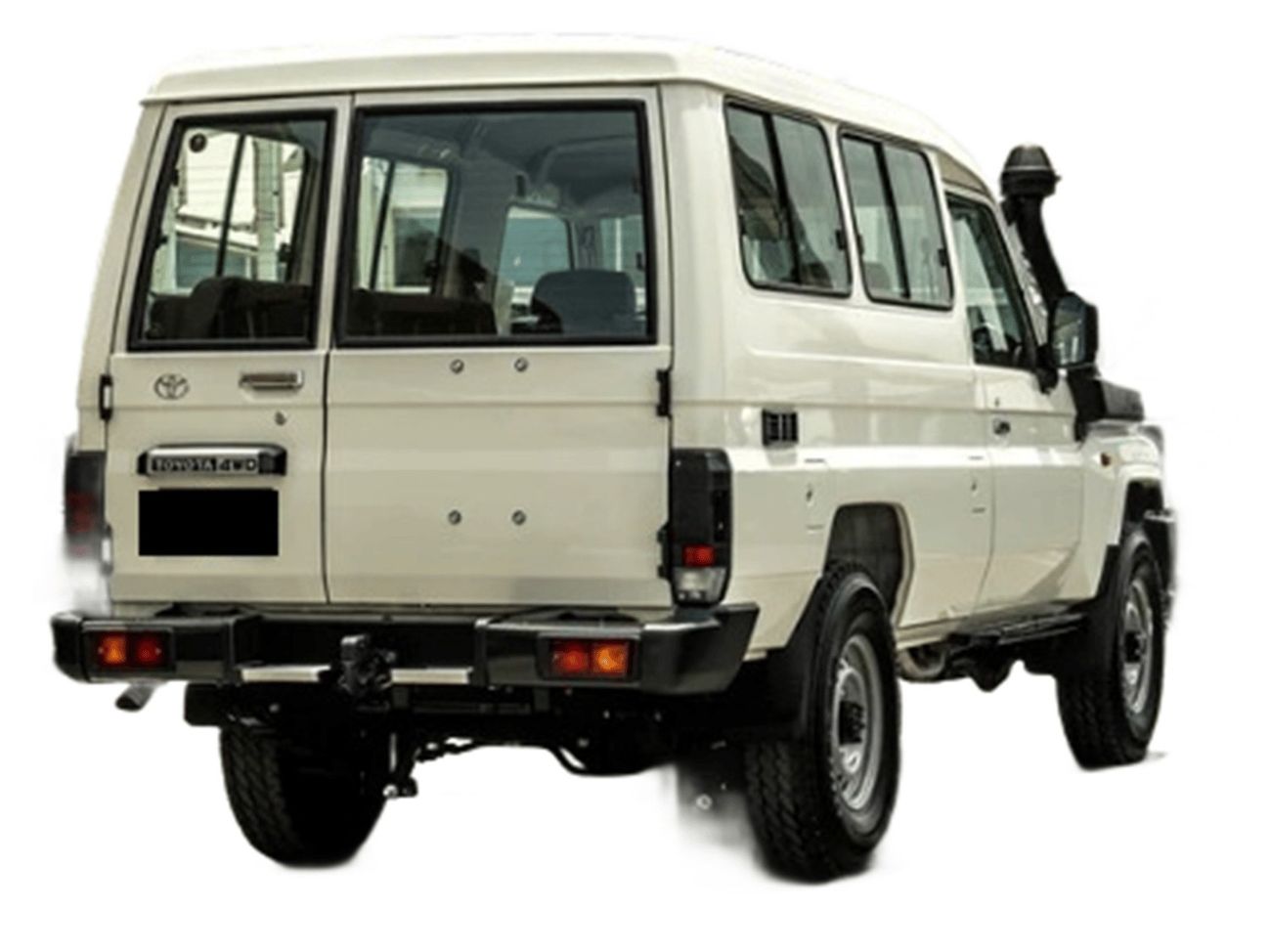تويوتا لاند كروزر ECTMKC001 – 2025 Toyota LC78 3 Doors Hardtop – 2.8L Diesel Manual – White  with Tan Interior