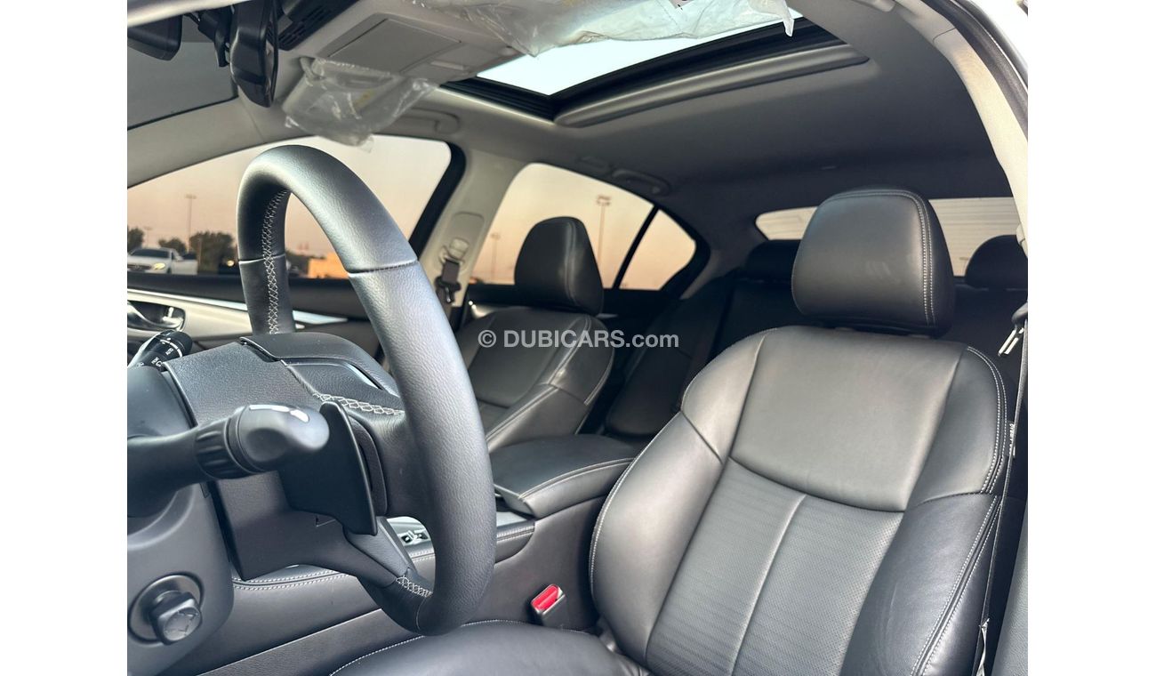 Infiniti Q50 2023 Q-50 S V6 GCC// 3 YEARS WARRANTY AND SERVICE CONTRACT// ORGINAL PAINT// 2KEYS