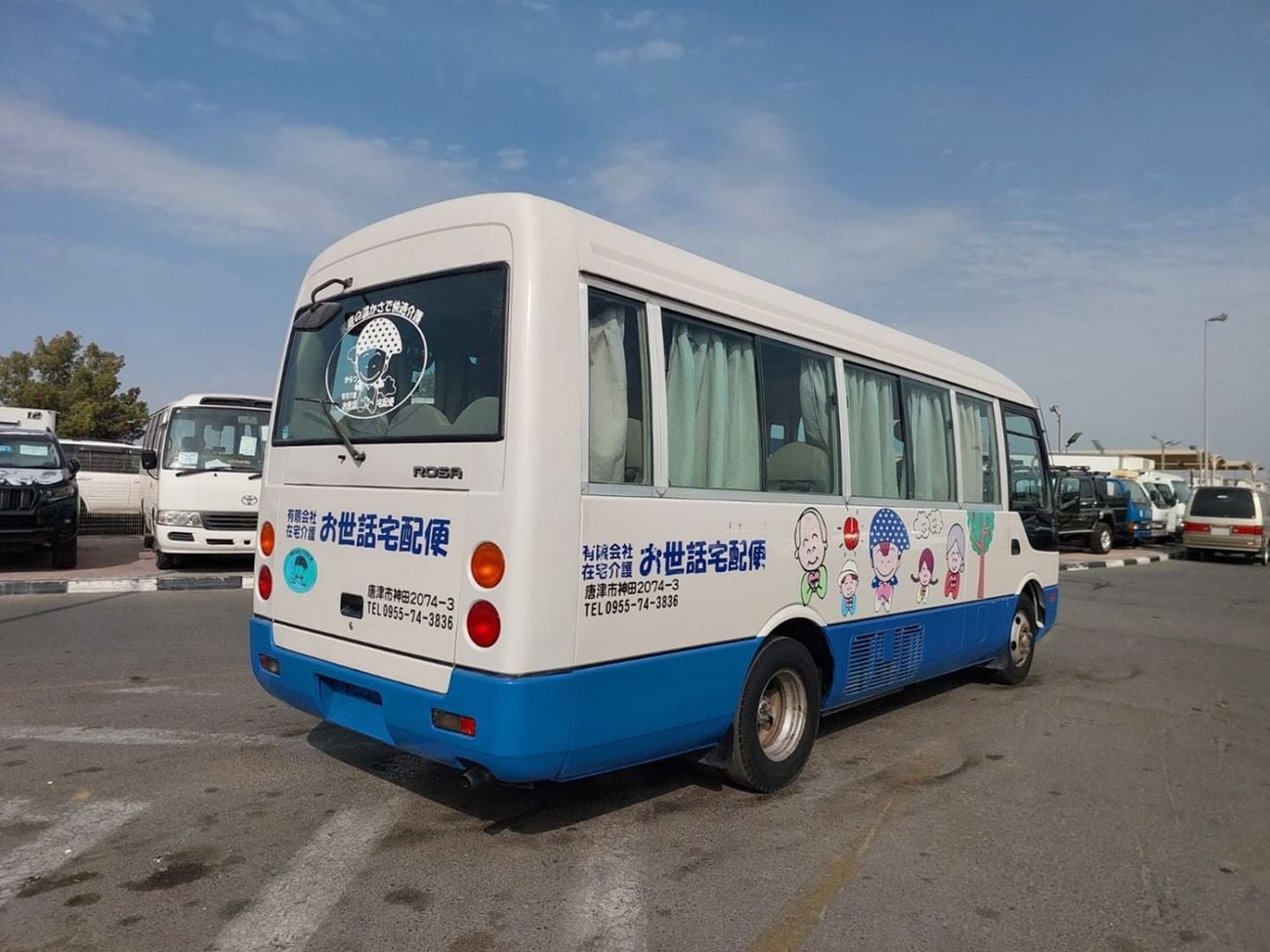 ميتسوبيشي روزا (RAMADAN OFFER) MITSUBISHI ROSA BUS RHD 2003 MODEL 5.2 L DIESEL MANUAL(PM00111)