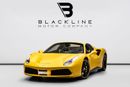 Ferrari 488 Spider STD BUY NOW, PAY 2027 | THE BLACKLINE STANDARD | Giallo Modena, Full Carbon, GCC