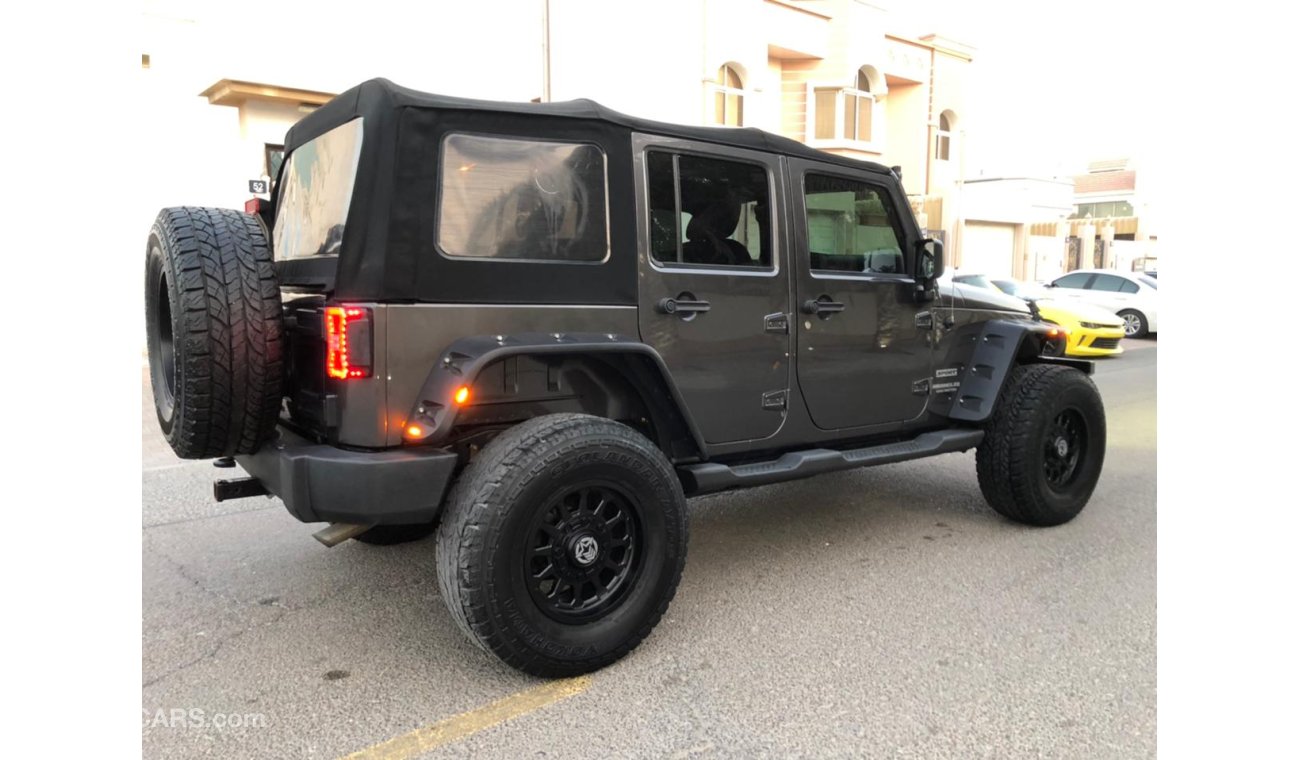 Jeep Wrangler 3.6L Petrol, 17" Rims, Front A/C, Rear Camera, DVD, Leather Seats, LED Headlights (LOT # JW2016)