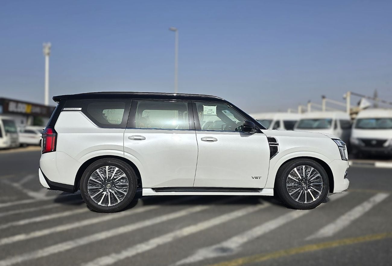 Nissan Patrol Nissan Patrol LE Platinum City 3.5l Twin turbo petrol A/T 4WD SUV White  Color Inside Tan GCC 2026 M