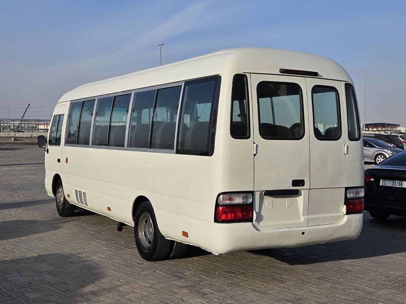 Toyota Coaster LWB Toyota coaster diesel 30 seaters 2008 LHD white in colour