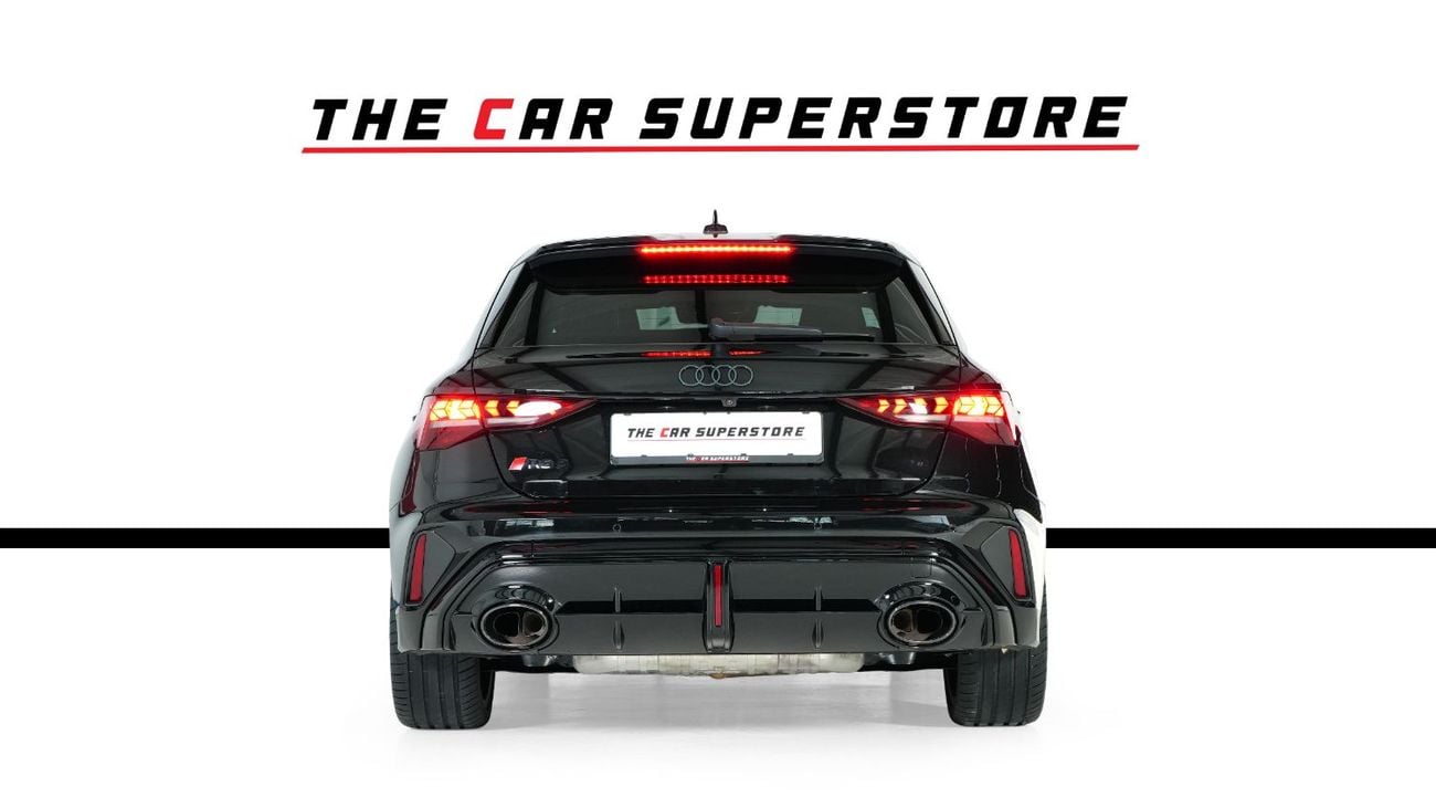 Audi RS3 TFSI SPORTBACK Metallic Black-Alcantra Trim-low Mileage-Warranty & Service Packages Available