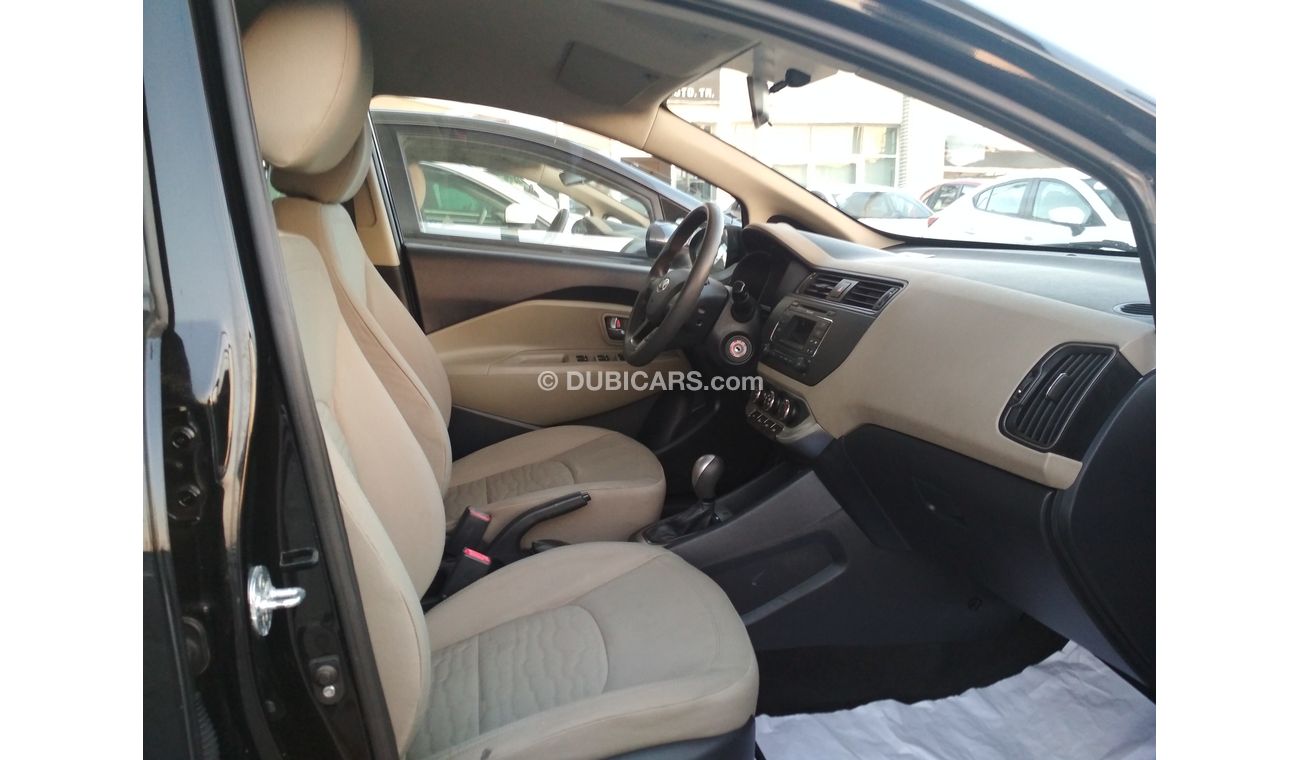 Kia Rio 2015 BLACK GCC NO ACCIDENT NO ACCIDENT PERFECT