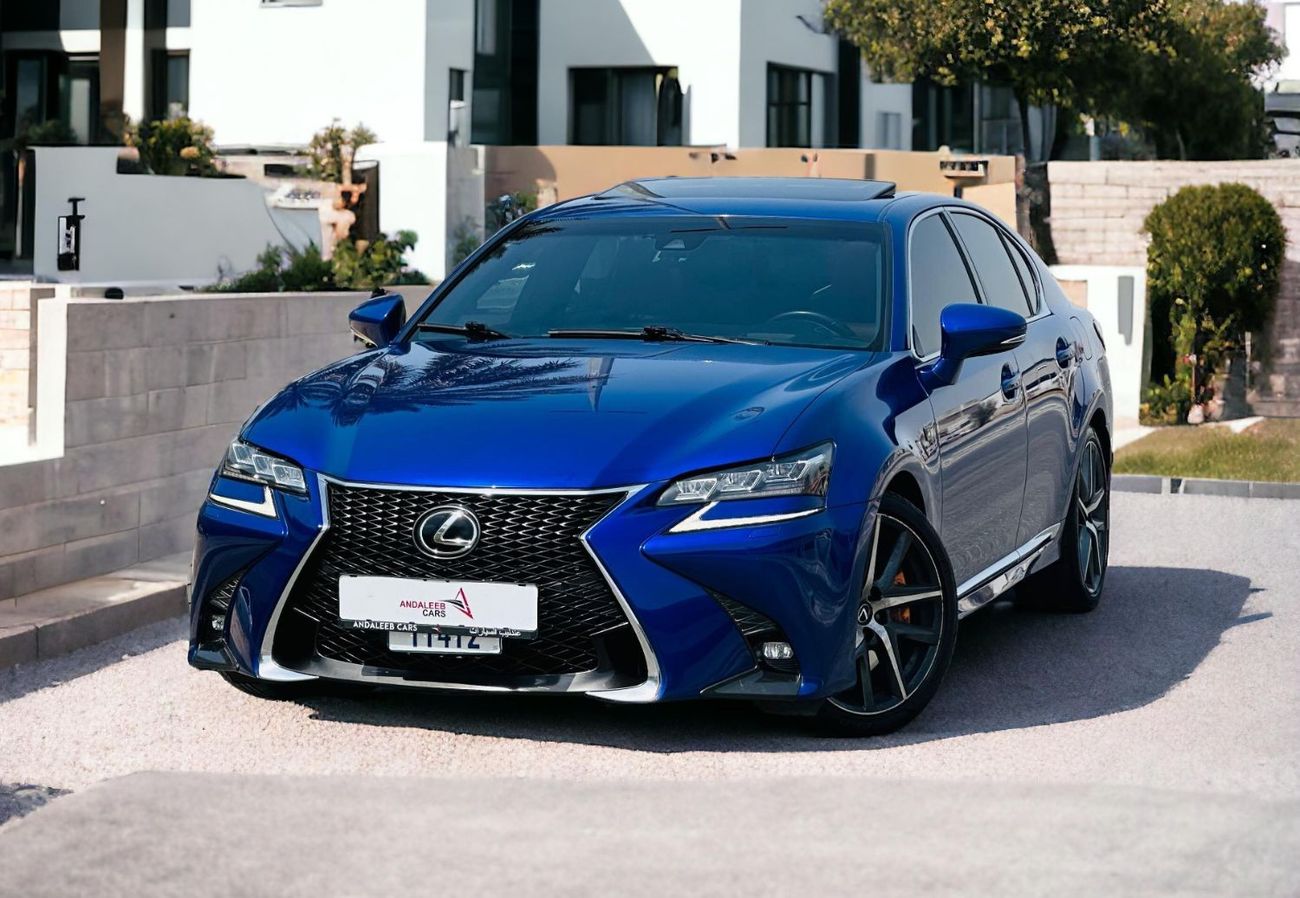 Lexus GS350 AED 1,900 PM |LEXUS | GS-350 | F-SPORT| V6 | 3.5L | 2017 |GCC| 0% DOWNPAYMENT