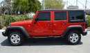 Jeep Wrangler Unlimited Sport, 3.6L-V6 4X4, GCC Specs with Warranty and Service until Nov 2021 or 100,000km