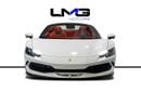 Ferrari 296 GTS CARBON FIBRE FRONT SPOILER | LIFT SYSTEM | COLOURED SPECIAL STITCHING