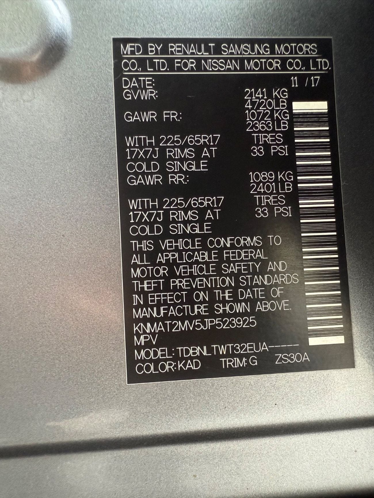 نيسان روج Nissan Rogue 2018 SV V4 Full automatic