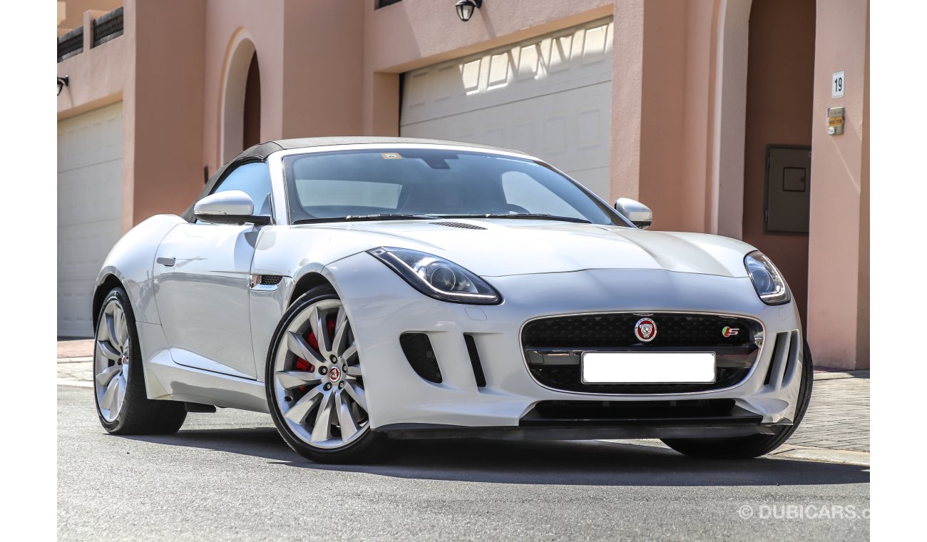 جاغوار F-Type 2015 GCC under Warranty with Zero Down-Payment.