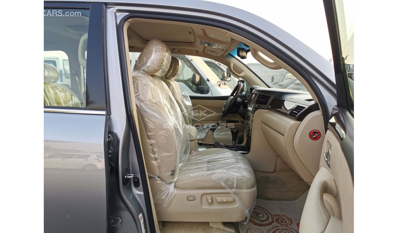 لكزس LX 570 5.7L Petrol, DVD Camera, Sunroof, Leather Seats (LOT # 3668)