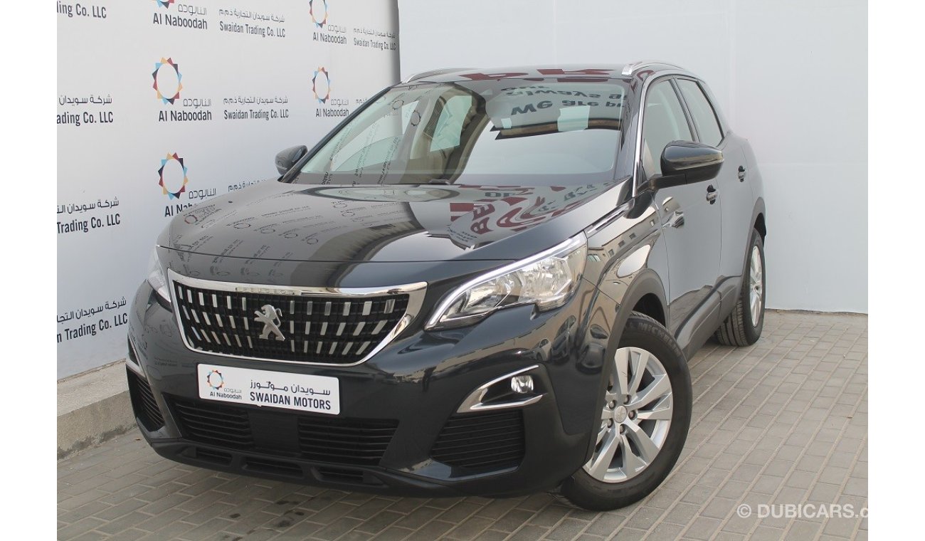 Peugeot 3008 1.6L ACTIVE 2018 TURBO GCC DEALER WARRANTY TILL 2022 / 100000 KM AND FREE INSURANCE