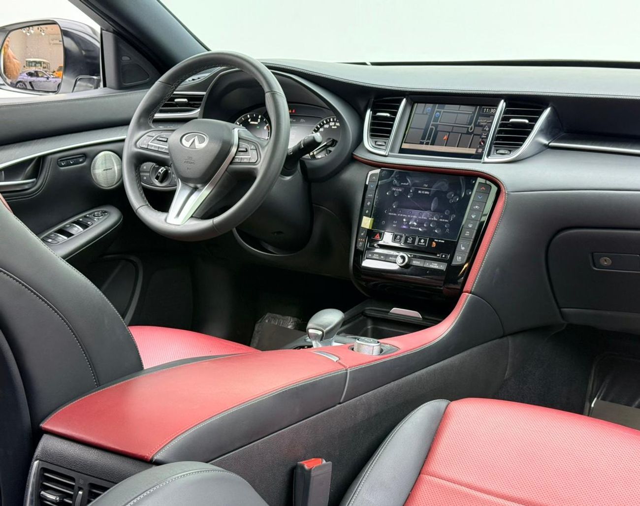 Infiniti QX55 SENSORY 2023 Infiniti QX55, 2028 Infiniti Warranty + Service Pack, Very Low Km, Fully Loaded, GCC