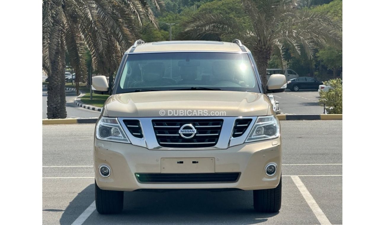 نيسان باترول LE تيتانيوم موديل 2017 خليجي حاله ممتازه جدا من الداخل والخارج فل مواصفات كراسي جلد  وكاميرا خلفيه و