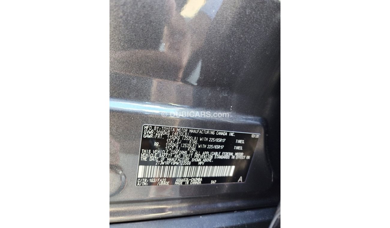 Toyota RAV4 TOYOTA RAV4 XLE FULL OPTIONS 2021 MODEL