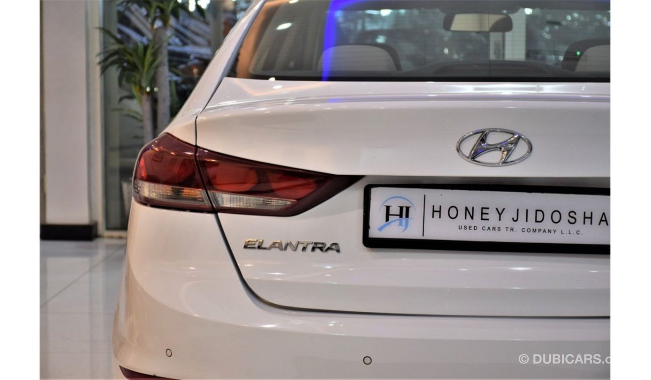 Hyundai Elantra EXCELLENT DEAL for our Hyundai Elantra 2016 Model!! in White Color! GCC Specs ORIGINAL PAINT ( صبغ و