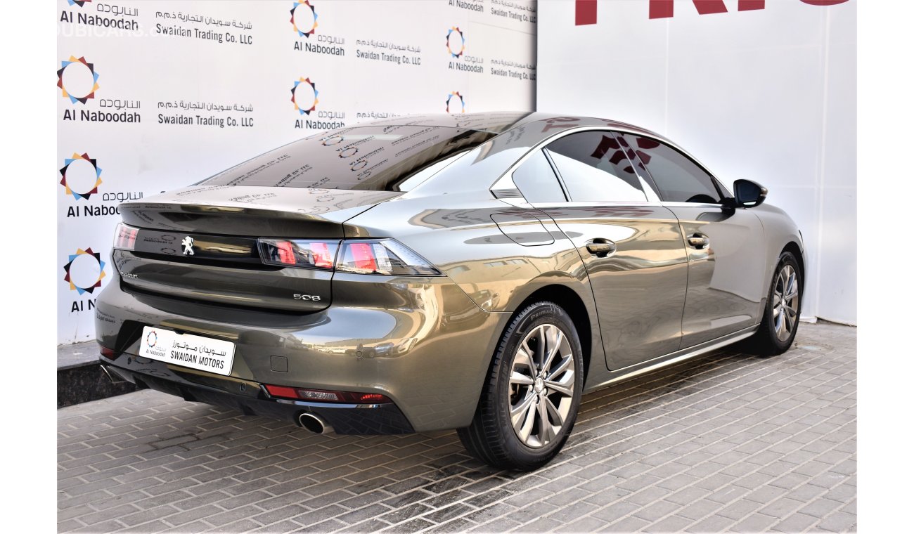 Peugeot 508 1.6L ACTIVE 2020 GCC AGENCY WARRANTY UP TO 2024 OR 100000KM