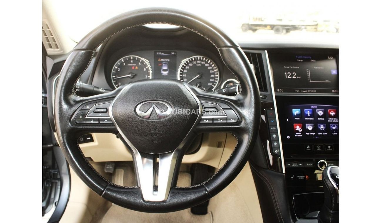 Infiniti Q50 Turbo Infiniti Q50 GCC, in excellent condition, without accidents