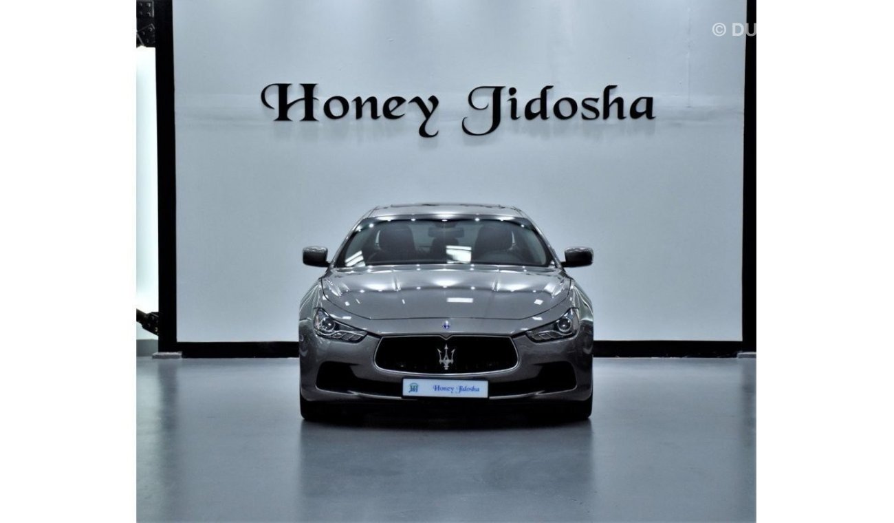 مازيراتي جيبلي EXCELLENT DEAL for our Maserati Ghibli ( 2014 Model ) in Grey Color GCC Specs