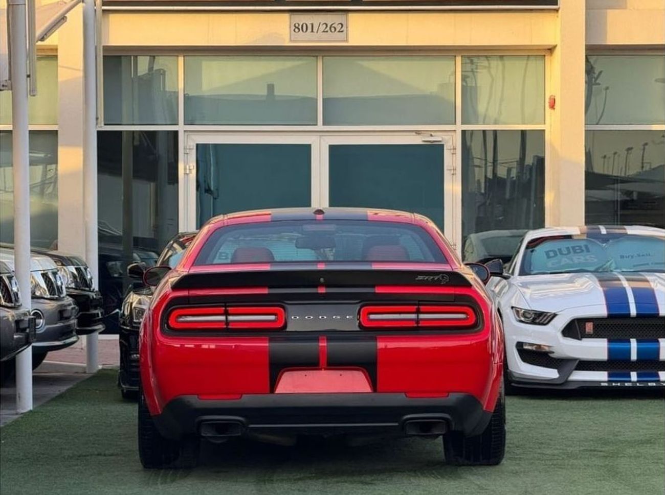 Dodge Challenger !DODGE CHALLENGER SRT HELLCAT WIDEBODY 2019 GCC FULL OPTION FULL SERVICE HISTORY PERFECT CONDITION