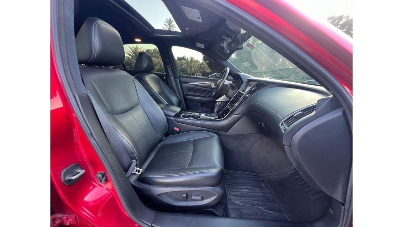 Infiniti Q50 Red Sport 400 INFINITI Q-50S TWIN TURBO 2021 US // LOW MILEAGE // GOOD CONDITION // FULL OPITION