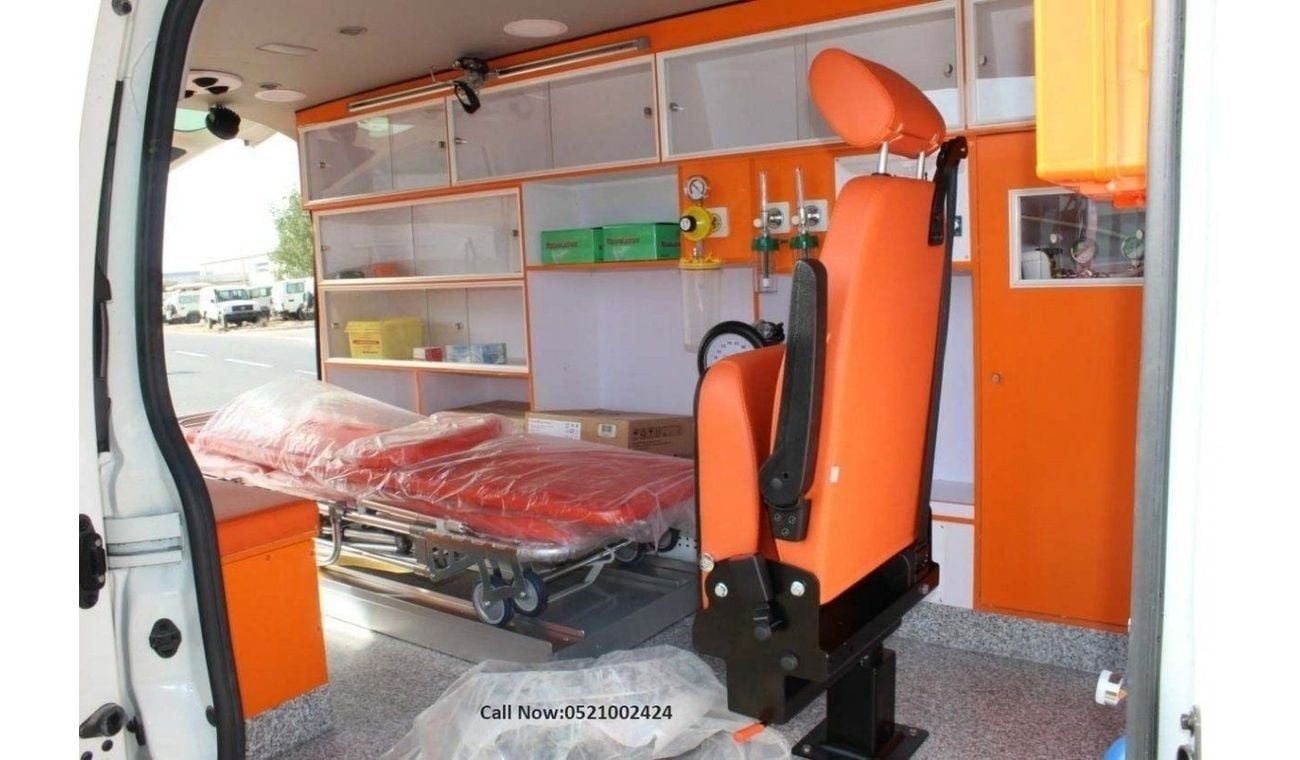 تويوتا هاياس New Toyota Hiace New Shape Automatic Ambulance Diesel Model 2023 2.8L Engine