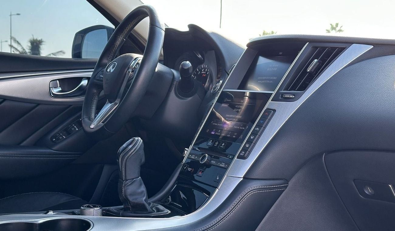 Infiniti Q50 3.0T Sport Black Edition 3.0T V6 GCC 2021 Low Mileage in Perfect Condition