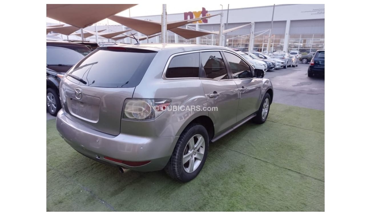 Mazda CX7 Mazda CX7, 2012 model, Gulf, gray color, one number, slot, cruise control, wooden wheels, rear spoil