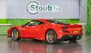 Ferrari F8 Tributo WITH DEALER WARRANTY & SERVICE CONTRACT | 0 KM | GCC SPEC